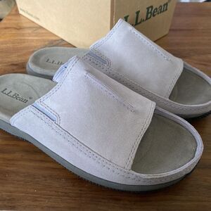 L.L. Bean Women's 6.5 Slide On‎ Sandals Dress Casual Lavender Shoes